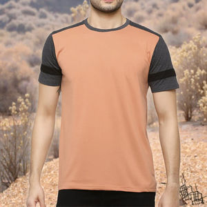 T-shirts pour hommes surdimensionnés en coton 100% brodé, dernier design, prix bas, fabricant pakistanais, vente en gros - Product Image 2