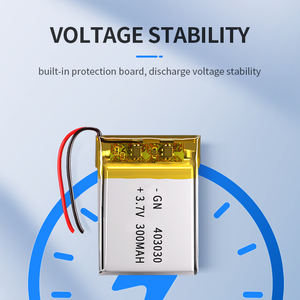 Оптовая продажа 403030 перезаряжаемый аккумулятор 3,7 в литий-полимерный аккумулятор 300 мАч 403030 литий-полимерный аккумулятор - Product Image 5
