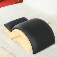 Appareil de Pilates Reformer Professionnel en Bois Réglable pour l'Alignement Corporel Complet, Entraînement de Yoga et d'Équilibre, Lit-Chaise pour Entraînement à Domicile