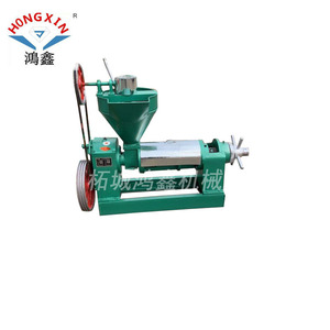 เครื่องกดน้ำมันอัตโนมัติ HONGXIN แบบกดเย็นและกดร้อน สำหรับน้ำมันถั่วเหลือง ทำจากเหล็กกล้าคาร์บอน สำหรับใช้งานเชิงพาณิชย์ - Product Image 2