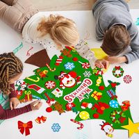 Vente en gros d'usine de cadeaux en feutre confortables et doux pour bricolage ornement simple qui abrite la tresse pour la décoration intérieure