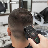 Alat Cukur Rambut SiMAiSHEN T10, Trimmer Wajah Elektrik, Motor Rotor Eksternal, Pengisian Cepat 3 Jam, Mesin Cukur Rambut
