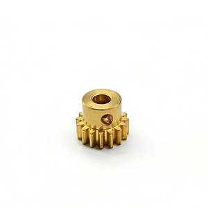 Pièces usinées personnalisables 15T, pièces tournées et retournées, engrenages à denture droite, crémaillères et pignons en métal, cuivre, bronze, laiton - Product Image 4