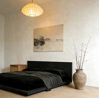 Lit au sol de 1,8 mètre, chambre principale, lit double, petit format, lit plateforme