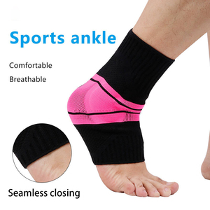 MKAS supporto <span class=keywords><strong>a</strong></span> compressione lavorato <span class=keywords><strong>a</strong></span> maglia protezione traspirante calzini di supporto per caviglia tutore per uomo Wrap per cavigliera sportiva - Product Image 6