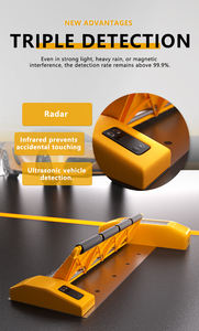 Contrôle d'accès à énergie solaire et par batterie Serrure de parc Barrière en acier à distance Sécurité de stationnement ininterrompue avec télécommande - Product Image 4