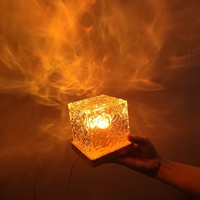 Projecteur Veilleuse Aurora Borealis Vague Océan Lumière Gemly Ondulation d'Eau Effet Flamme Rotatif Progressif Veilleuse Colorée