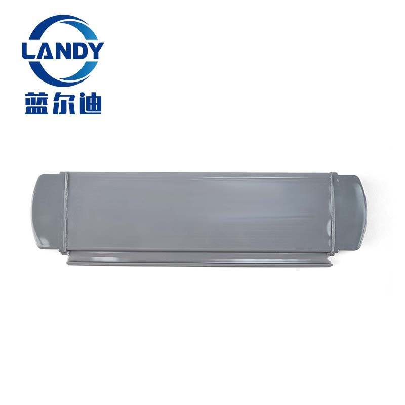 Couverture de piscine gris clair