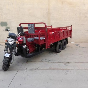 EEC Certified 350CC 2 Axle 9-Wheel Motorized Tipper Cargo Tricycle Open Body Motorcycle Petrol 250CC Water Cooled Passengers - Product Image 3