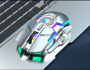 Souris de jeu rechargeable nouveau modèle d'usine ordinateurs portables ordinateurs de bureau mécanique 7 souris sans fil d'éclairage rvb - Product Image 6