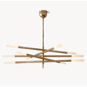 Simple American <b>Dining</b> Room Copper LED Pendant <b>Light</b> Kitchen Island Luxury Modern Brass <b>Light</b> Fixtures - Product Image 4