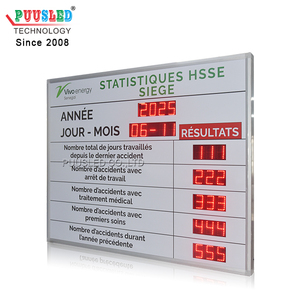 ป้ายบอกคะแนนวันความปลอดภัยแบบตัวเลข LED สามารถปรับแต่งได้ตามต้องการ - Product Image 2