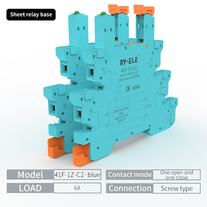 6A 24V AC/DC <strong>Din</strong> <strong>Rail</strong> Mount Auto Switch <strong>Relay</strong> Module 41F-1Z-C2-1 Slim <strong>Socket</strong> Sealed Miniature Size Electromagnetic <strong>Relay</strong> 2-Year - Product Image 6