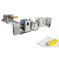 Nouvelle ligne de production de machines automatiques de pliage de papier de cuisine avec moteur PLC et certifiée CE, 1000 feuilles/min, meilleur prix