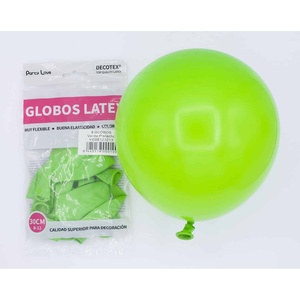 Set di 8 Palloncini in Lattice Verde Pistacchio R12 30cm per Feste, Lauree, Capodanno Cinese o Eventi per la Festa della Mamma, MOQ 100 Pezzi - Product Image 1