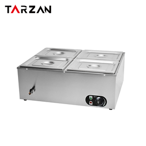 Calentador de Alimentos Eléctrico Tipo Baño María de Gran Capacidad, Marca Tarzan Factory, con 4 Compartimentos, para Supermercados y Servicios de Catering - Product Image 6