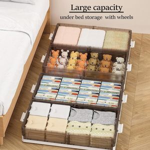 Drawers Newly Designed Plastic Storage <b>Boxes</b> Bins Carton Single Foldable Multifunction Clothing Food Bathroom <b>Bedding</b> Organizer - Product Image 4