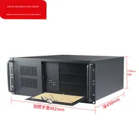 Boîtier d'ordinateur de contrôle industriel 4U, montage en rack 450, 19 pouces, carte mère ATX, serveur, stock, automatisation d'usine