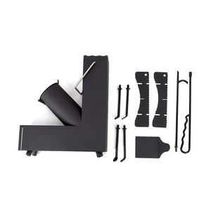 Poêle à fusée en métal d'<span class=keywords><strong>extérieur</strong></span>, 9,44 po <span class=keywords><strong>de</strong></span> diamètre x 17 po <span class=keywords><strong>de</strong></span> largeur x 22 po <span class=keywords><strong>de</strong></span> hauteur, conception simple manuelle monobloc pour le camping, brûleur à bois - Product Image 6