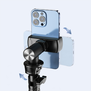 Support universel robuste en alliage d'aluminium, pliable, étanche, pour extérieur, avec vis 1/4, pour <span class=keywords><strong>smartphone</strong></span> et caméra d'action, bâton de selfie portable - Product Image 4