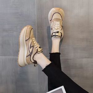 Scarpe Donna 2026 in Pelle Stile <span class=keywords><strong>Daddy</strong></span> Shoes, Nuove 2024, con Suola Spessa, Casual, Sportive <span class=keywords><strong>di</strong></span> Tendenza, dal Design Semplice e Distintivo - Product Image 2