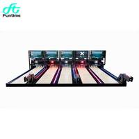 Machine de bowling commerciale d'intérieur Funtime pour deux joueurs, jeu d'arcade à monnayeur
