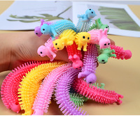 Enfants et adultes soulagement du stress anti-anxiété différentes formes d'animaux couleur TPR nouilles corde souple élastique fidget feel toys