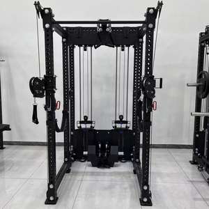 Cage de musculation / rack de musculation Titanium 2025 amélioré, entraîneur fonctionnel, acier de calibre 11, rapport de poulie 1:1 / 2:1 pour les exercices des bras et de la poitrine - Product Image 1