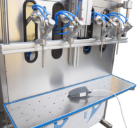 Remplisseuse semi-automatique pour bouteilles de 500-5000 ml, appareil de remplissage pour alcool, vin