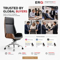 Chaise de bureau ergonomique à dossier haut avec réglage en hauteur et fonction d'inclinaison