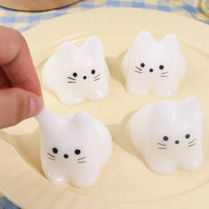 Jouet sensoriel anti-stress en forme de lapin, mignon, rembourré de sable, extensible, parfumé, en TPR, unisexe - Product Image 3