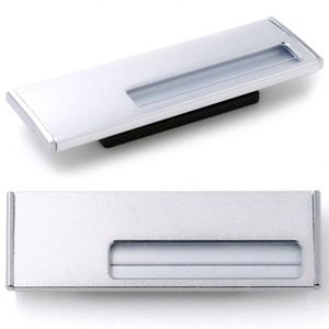 Tùy chỉnh gặt hái bảng đen vàng dịch vụ nhân viên bồi bàn công nhân kim loại nhôm Epoxy PVC acrylic nhựa Tên tag huy hiệu với pin - Product Image 2