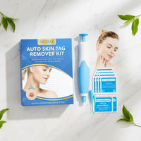 Kit Penghilang Tahi Lalat 2-in-1, Ligasi Fisik Tanpa Rasa Sakit Menghilangkan Fibroma di Wajah & Tubuh; Tahi Lalat Rontok Secara Alami dalam 3-14 Hari