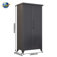 Casiers d'extérieur multifonctionnels Armoires métalliques étanches pour balcon et villa de jardin Meubles modulaires à écran solaire fabriqués en Chine