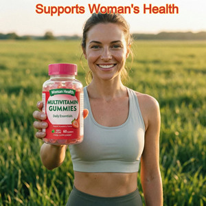 Complément alimentaire professionnel OEM pour femmes, multivitamines en gommes pour la santé globale, soulage la tension et la fatigue, soutient une alimentation équilibrée - Product Image 3