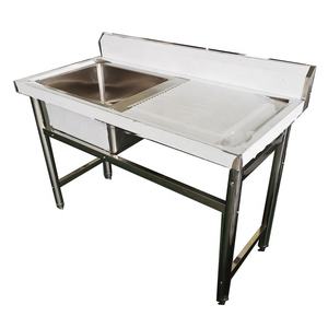 Fregadero de mano para restaurante, lavamanos comercial, de acero inoxidable - Product Image 3