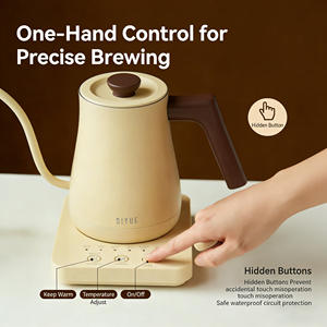 Bouilloire électrique à col de cygne en acier inoxydable, bouilloire électrique intelligente pour hôtel, pour faire bouillir de l'eau - Product Image 6