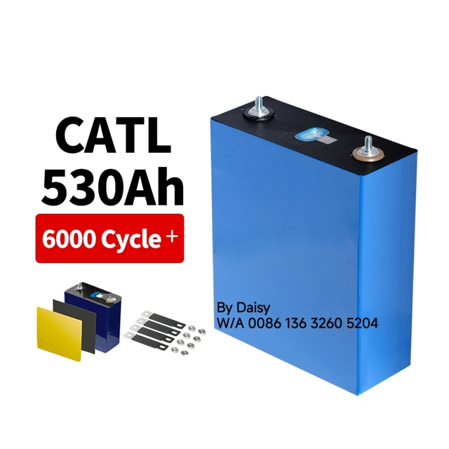 2026 New Arrival CATL 530AH 580ah 560ah 630Ah 3.2V Rechargeable Lifepo4 Lithium Ion Cell 30kwh Home Energy Battery Pack System