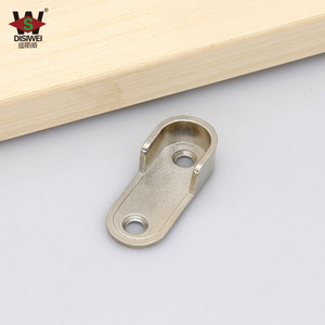 Support de fixation pour tringle ronde Disiwei 25 mm en alliage de zinc, accessoire de quincaillerie pour tringle à vêtements - Product Image 5