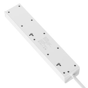 Regleta de alimentación de 3OW <span class=keywords><strong>Enchufe</strong></span> protector contra sobretensiones <span class=keywords><strong>plano</strong></span> Cable de extensión de 2 metros <span class=keywords><strong>Enchufe</strong></span> de 2 pines y toma de tierra estándar - Product Image 5