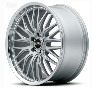 Nuovo Cerchio in Alluminio Forgiato JUWA 19x8.5 Pollici, Personalizzato, Finitura Argento a Specchio con Bordi Lavorati, 5 Fori, Modello Mesh per Auto/SUV <span class=keywords><strong>MAS</strong></span> 985-5112-35 SML - Product Image 1