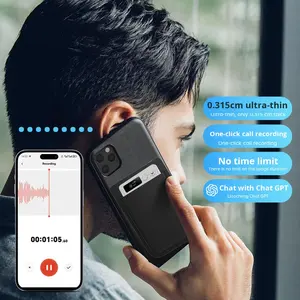 Enregistreur vocal IA à écran tactile couleur avec <span class=keywords><strong>abonnement</strong></span> gratuit, ChatGPT, prise de notes pour les réunions, 64 Go, enregistrement 36h, bouton de démarrage - Product Image 2