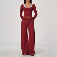 Ensemble de sport pour femmes grande taille GH de haute qualité, color block, extensible dans quatre directions, coupe ajustée, séchage rapide, respirant, ensemble de course et de yoga 2 pièces