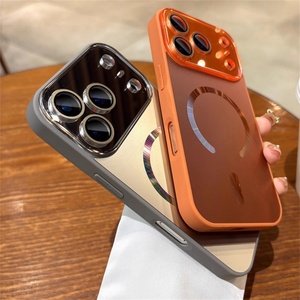 Funda Magnética con Protección de Cristal Mate para Cámara y Ventana Grande, Compatible con iPhone 17 16 15 14 13 Pro Max, Acabado AG Esmerilado - Product Image 1
