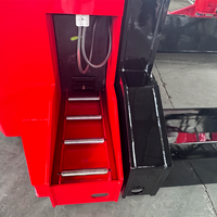 Chariot élévateur électrique au lithium-ion Afuko 15-20 tonnes, sortie d'usine, longueur de fourche 920 mm, roues en nylon PU rouge et noir pour papier et câbles