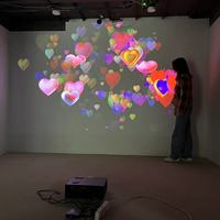 Système de projection immersive AR pour sol et mur, écran LCD interactif tout-en-un, projecteur en aluminium