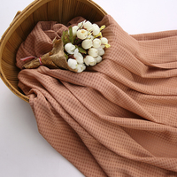 Haute Qualité Personnalisé Disponible 18 Torsion Mousseline de Soie Bronzage 100% Recyclé Polyester Tissu Imprimé