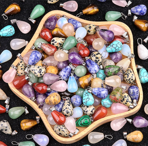 Colgante Redondo <span class=keywords><strong>de</strong></span> 20 mm, <span class=keywords><strong>Piedra</strong></span> Semipreciosa Natural, Colgante Redondo para Hacer Joyas, Accesorio para Collares y Pendientes - Product Image 6