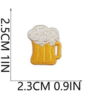 Mini Patch Brodé Thermocollant Adorable Chien Chat Feuille Hamburg Football Canard pour Étiquette de Bagage et Décoration de Sac - Product Image 2