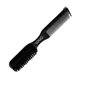 Offre Spéciale hommes deux usages professionnel brosse de nettoyage en gros barbier outil de coiffure en plastique nouveau <span class=keywords><strong>Style</strong></span> galvanoplastie peigne <span class=keywords><strong>barbe</strong></span> - Product Image 4
